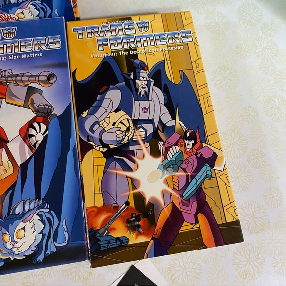 Vintage Hasbro The Original Transformers box set 3 VHS tapes Rhino Home Video - Picture 3 of 5